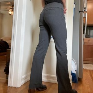 SOLD- Gray lowrise pants with elastic band!